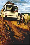 Busfahrt mit Pannen